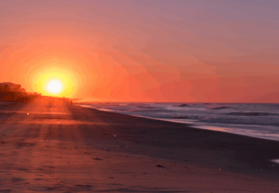 Sunrise over the beach symbolizing stress-free travel and the rewards of early planning.