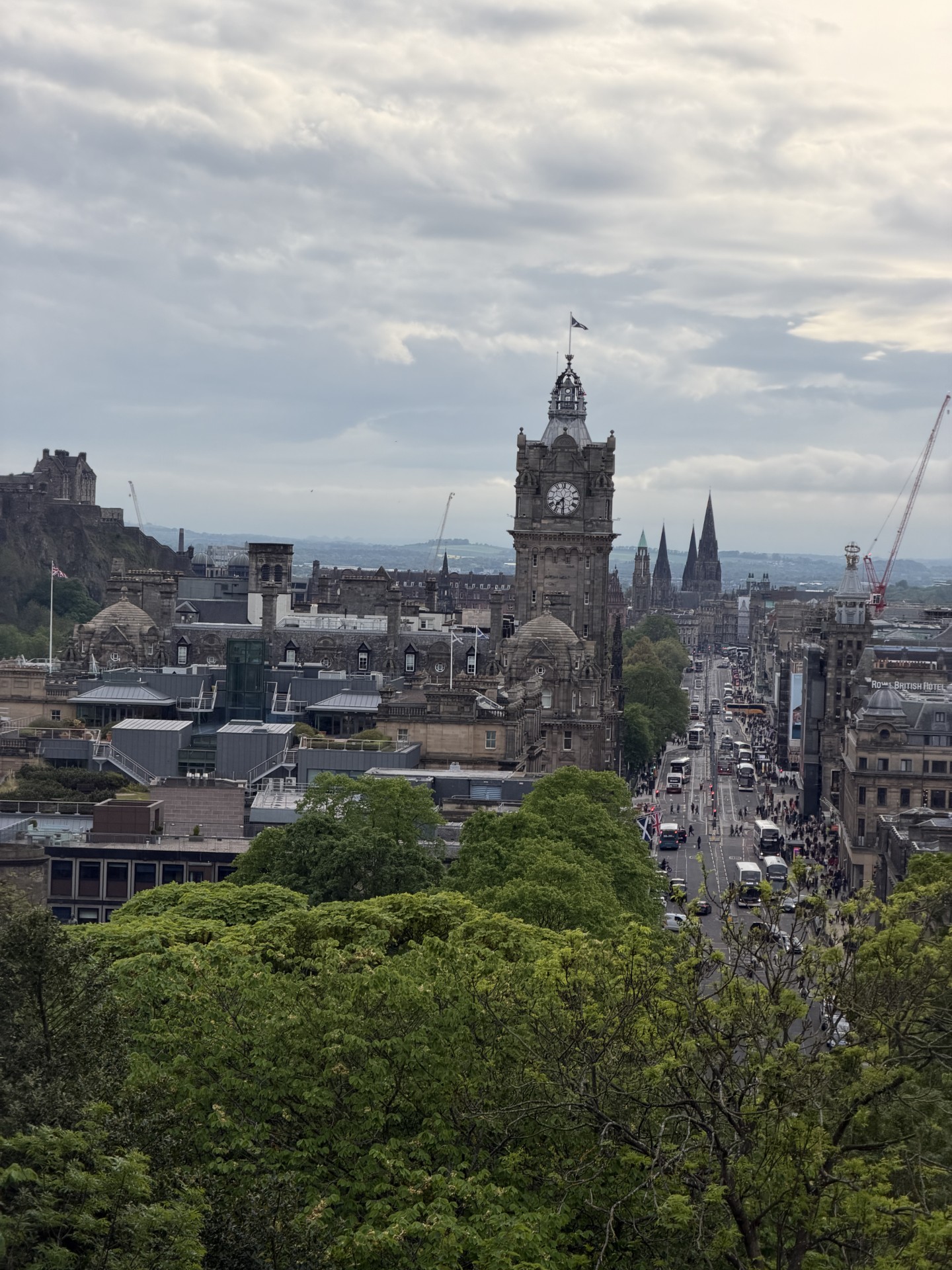 Edinburgh skyline from Calton Hill travel agent UK trip British Isles 2026